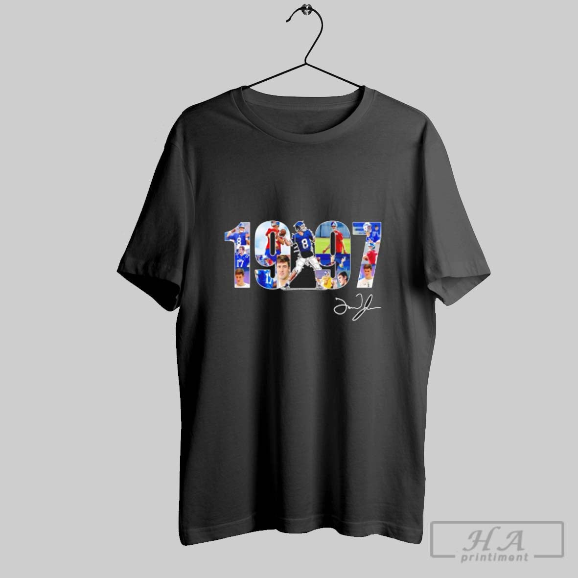 Official Daniel Jones 1997 Football Player Collage Signature T-Shirts, Hoodie, Sweatshirt | InkRitualCo.com