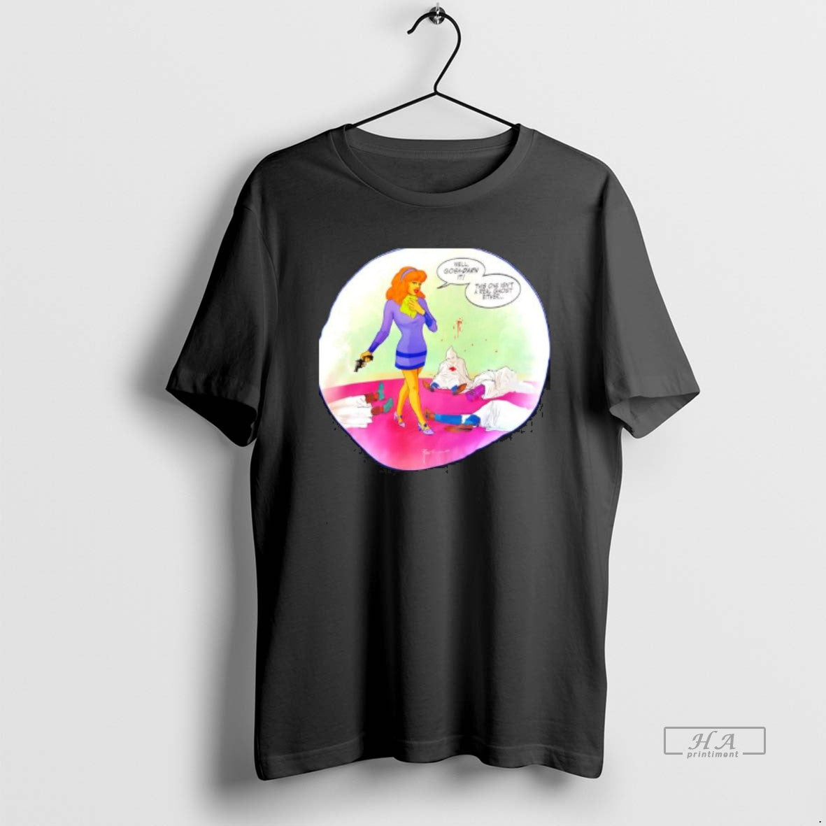 Official Daphne Blake Standing Several Bodies Ku Klux Klan Robe T-Shirts, Hoodie, Sweatshirt | InkRitualCo.com