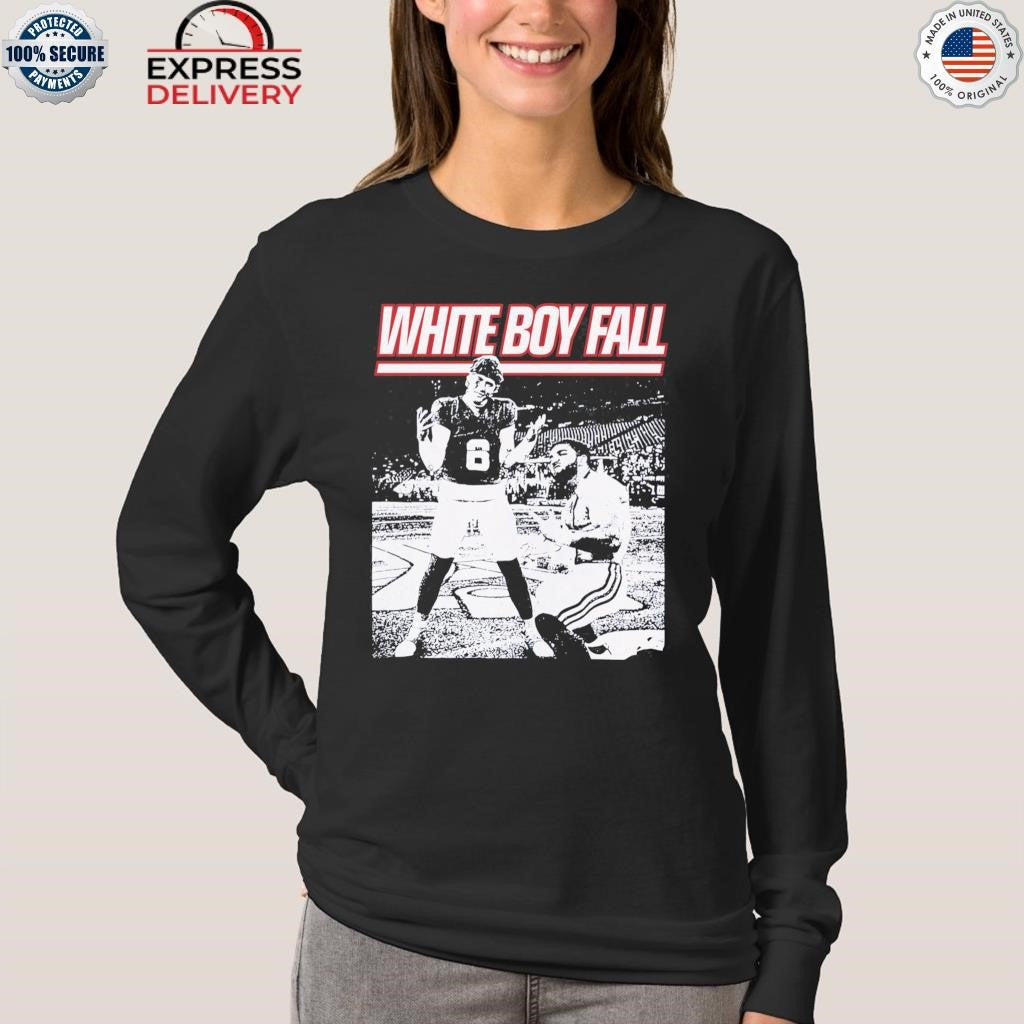 Dart And Skattebo White Boy Fall Shirt