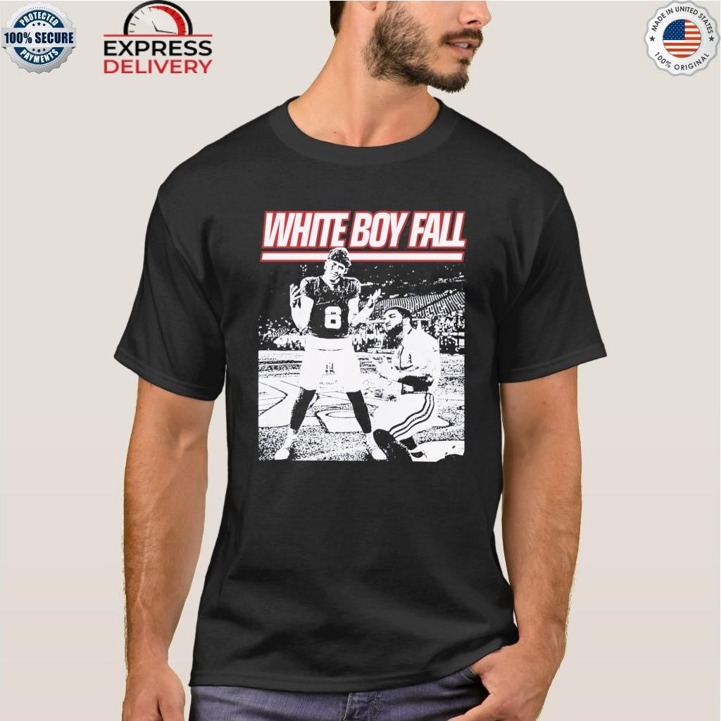 Dart And Skattebo White Boy Fall Shirt