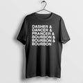 Official Dasher Dancer Prancer And Bourbon T-Shirts, Hoodie, Sweatshirt | InkRitualCo.com