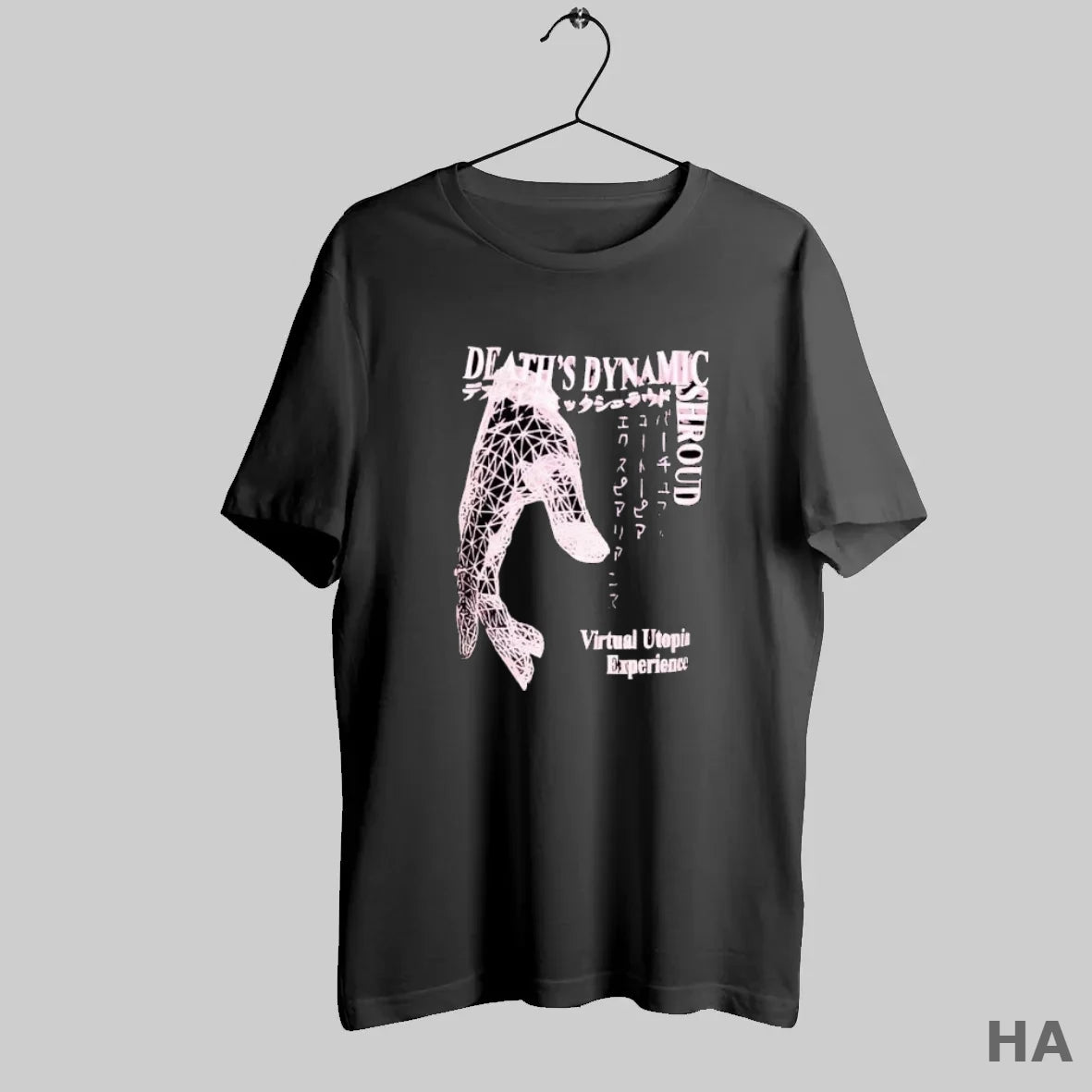Official Death_s Dynamic Shroud Virtual Utopia Experience Japanese Text S Black T-Shirts, Hoodie, Sweatshirt