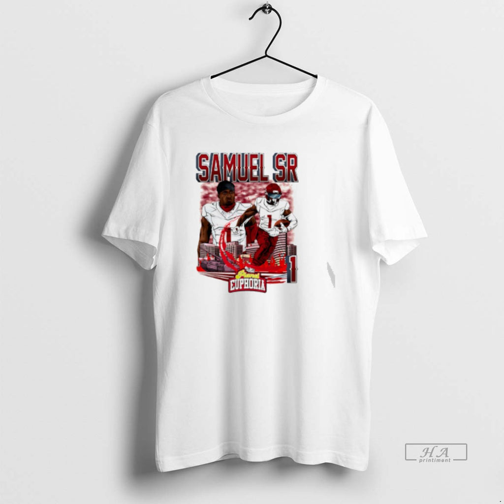 Official Deebo Samuel Sr Washington Commanders Player Skyline Comic T-Shirts, Hoodie, Sweatshirt | InkRitualCo.com
