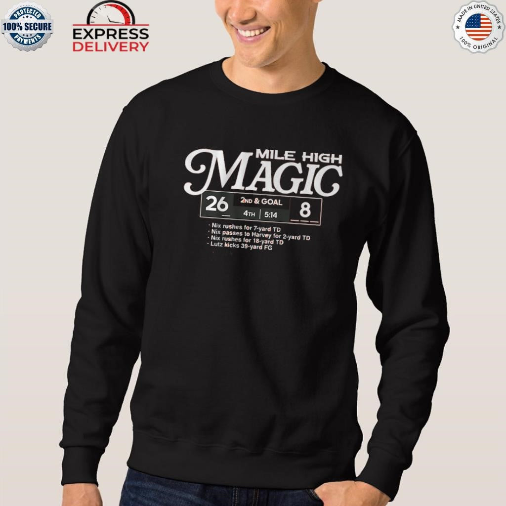 Denver Football Mile High Magic Shirt