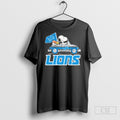 Official Detroit Lions X The Peanuts Driving Car T-Shirts, Hoodie, Sweatshirt | InkRitualCo.com