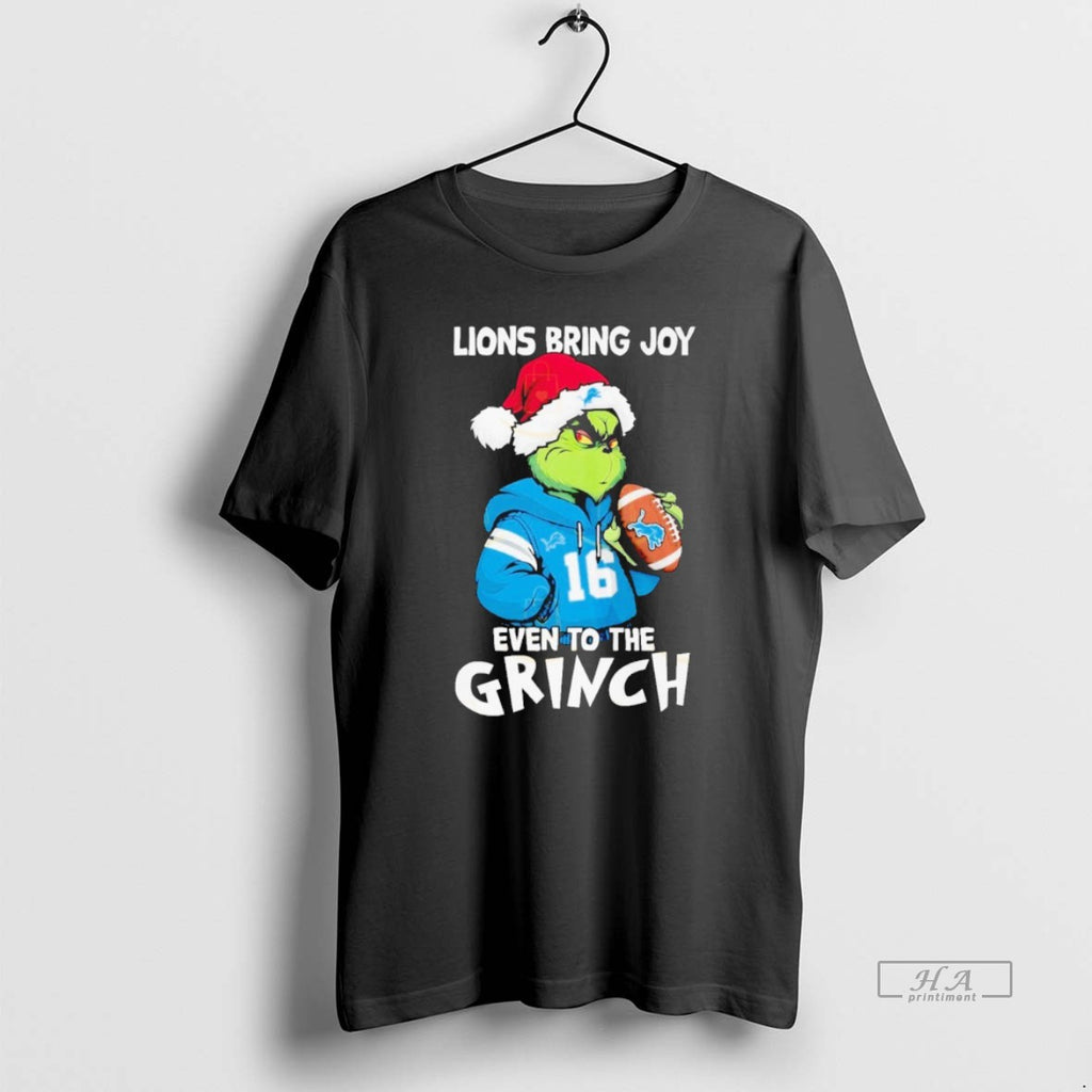 Official Detroit Lions Bring Joy Even To The Grinch Christas T-Shirts, Hoodie, Sweatshirt | InkRitualCo.com