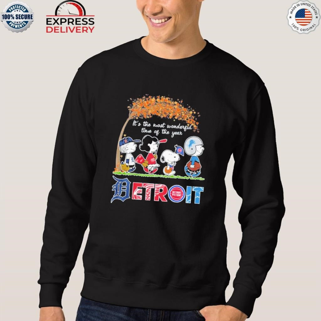 Detroit Spirit X Peanuts It’s The Most Wonderful Time Of The Year Shirt
