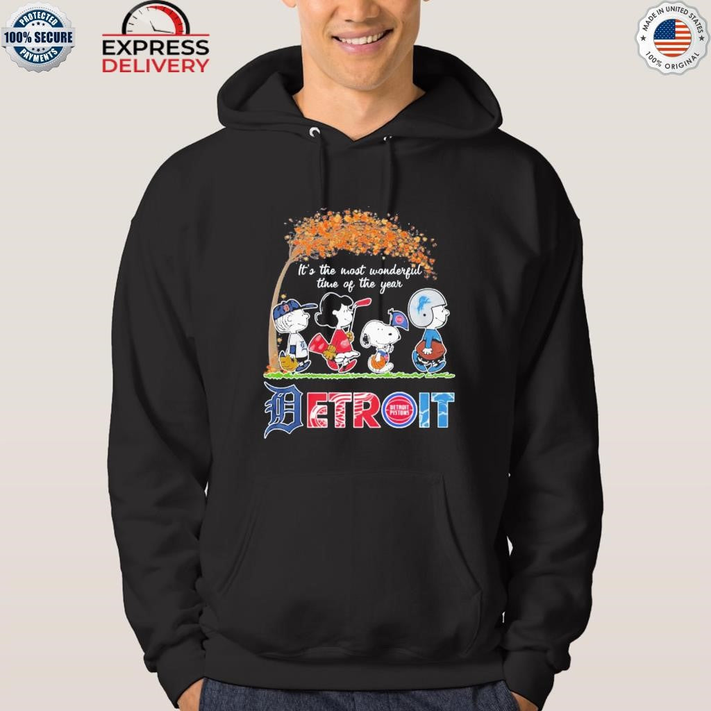 Detroit Spirit X Peanuts It’s The Most Wonderful Time Of The Year Shirt