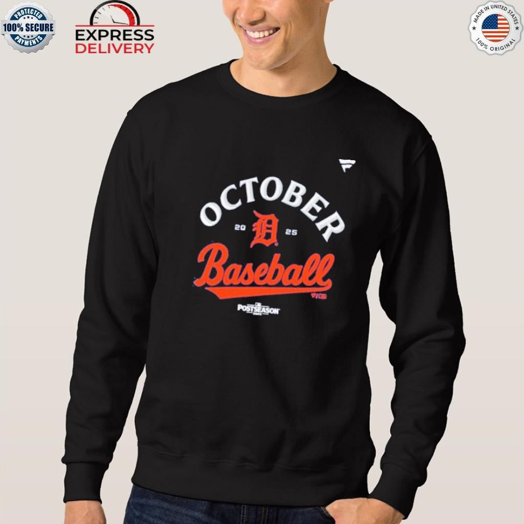 Detroit Tigers October Baseball 2025 Postseason Keep The Roar Alive Shirt