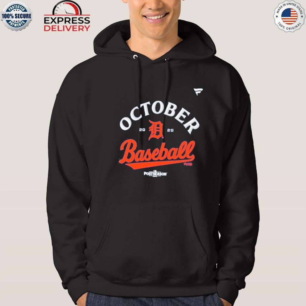 Detroit Tigers October Baseball 2025 Postseason Keep The Roar Alive Shirt