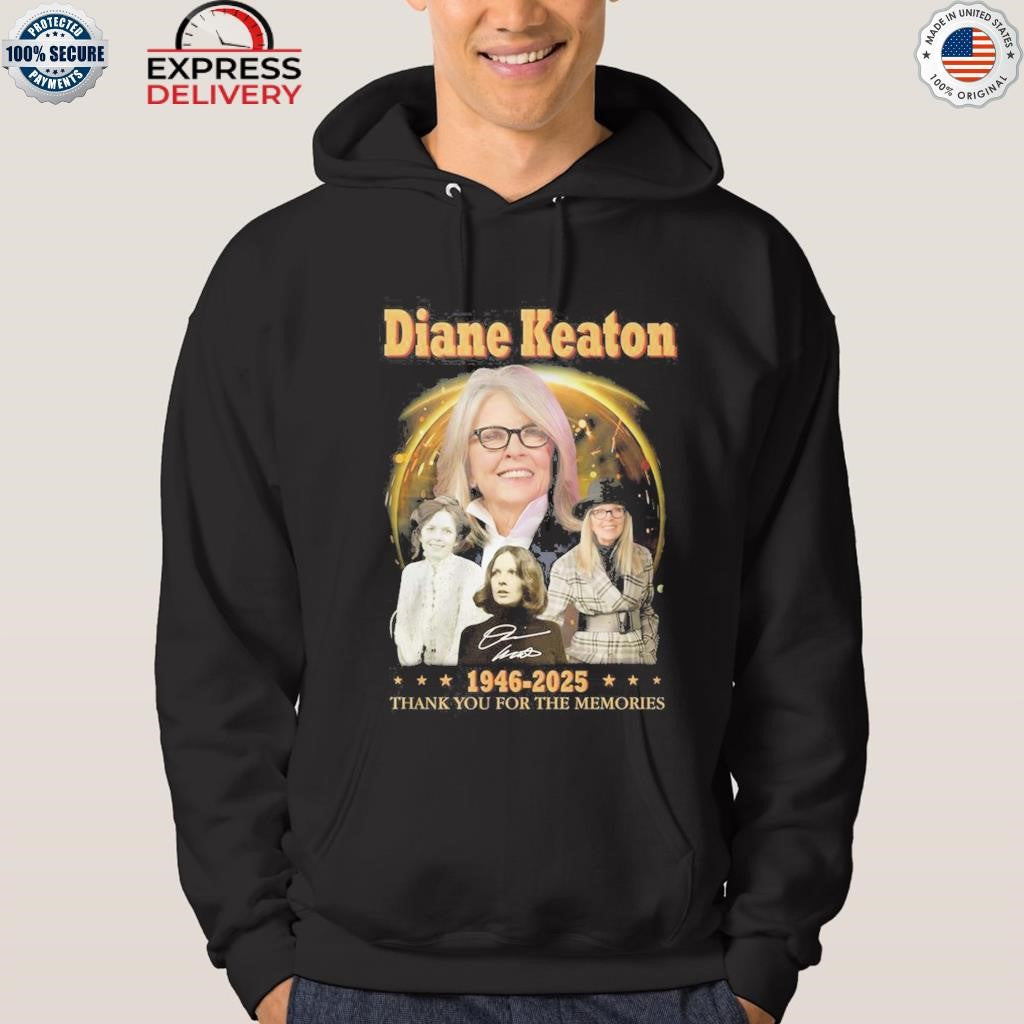 Diane Keaton 1946-2025 Thank You For The Memories Shirt