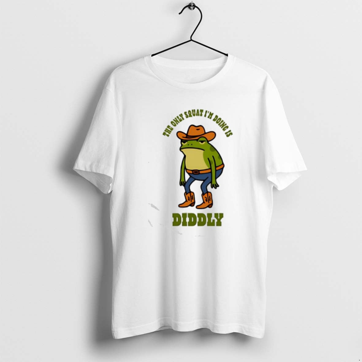 Official Diddly Squat Frog The Only Squat Im Doing Is Diddly T-Shirts, Hoodie, Sweatshirt | InkRitualCo.com