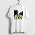 Official Dino Chicken Nuggets And Abbey Road Album Cover T-Shirts, Hoodie, Sweatshirt | InkRitualCo.com