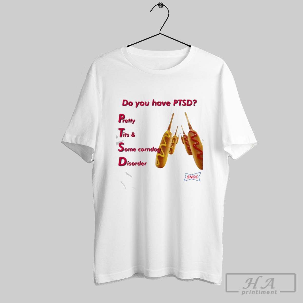 Official Do You Have Ptsd Pretty Tits Some Corndog Disorder Hotdogs Snoc T-Shirts, Hoodie, Sweatshirt | InkRitualCo.com
