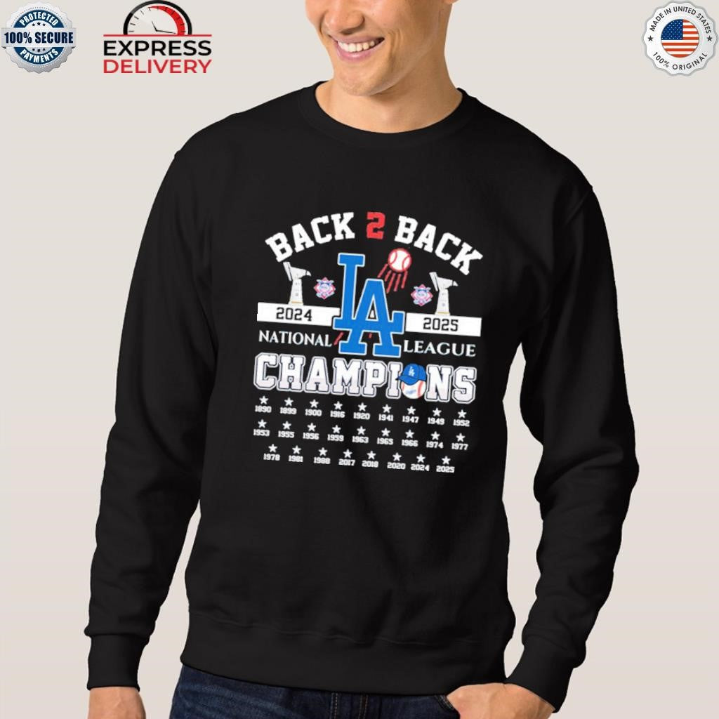Dodgers B2B 2024-2025 National League Champions Shirt