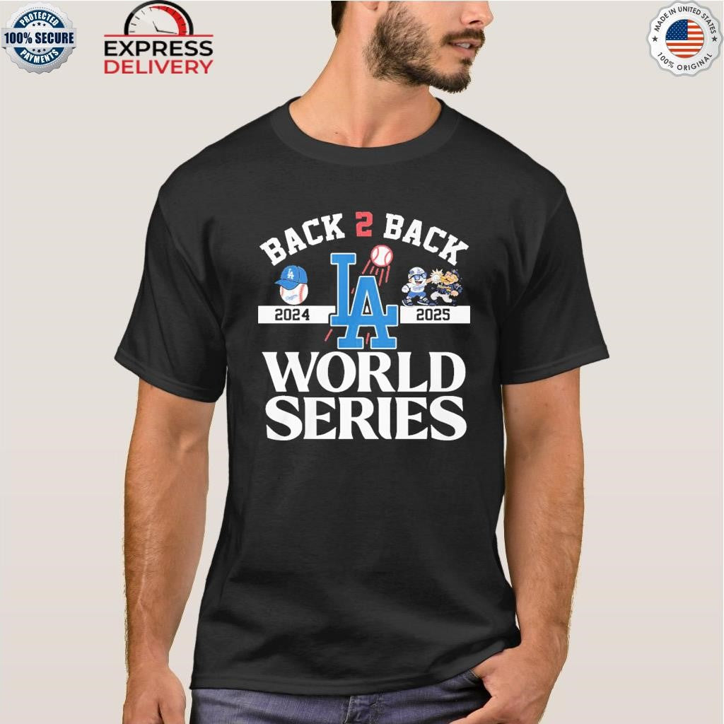 Dodgers Back 2 Back 2024-2025 World Series Shirt
