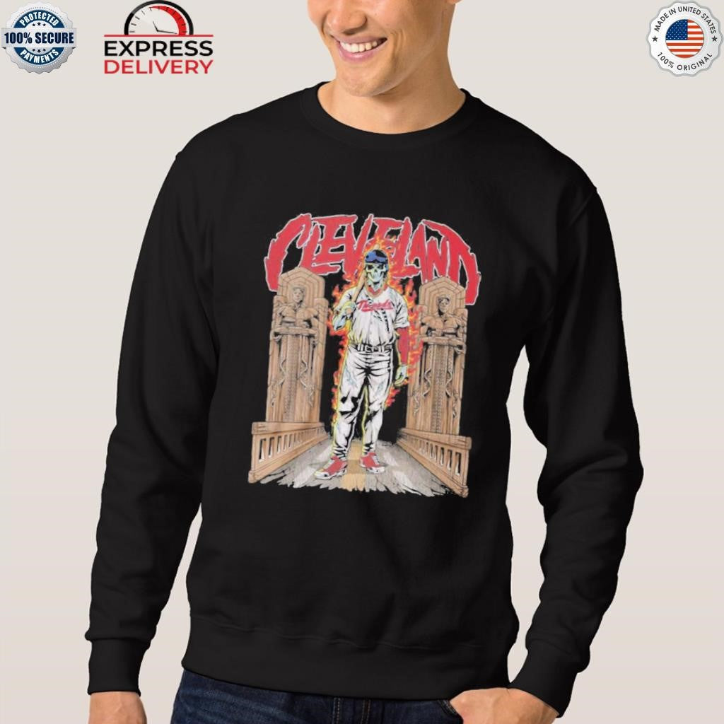 Donovan Mitchell Cleveland Skeleton Shirt