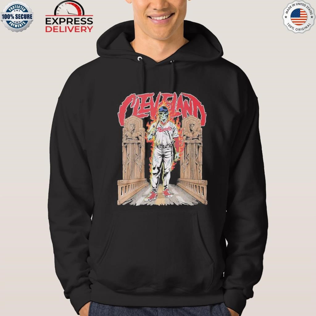 Donovan Mitchell Cleveland Skeleton Shirt