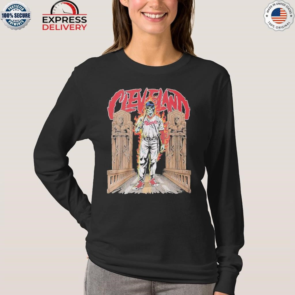 Donovan Mitchell Cleveland Skeleton Shirt