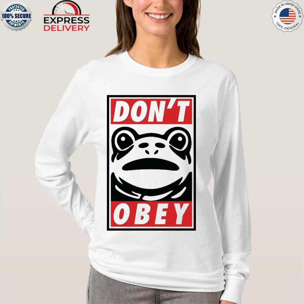 Don’t Obey Portland Frog Shirt