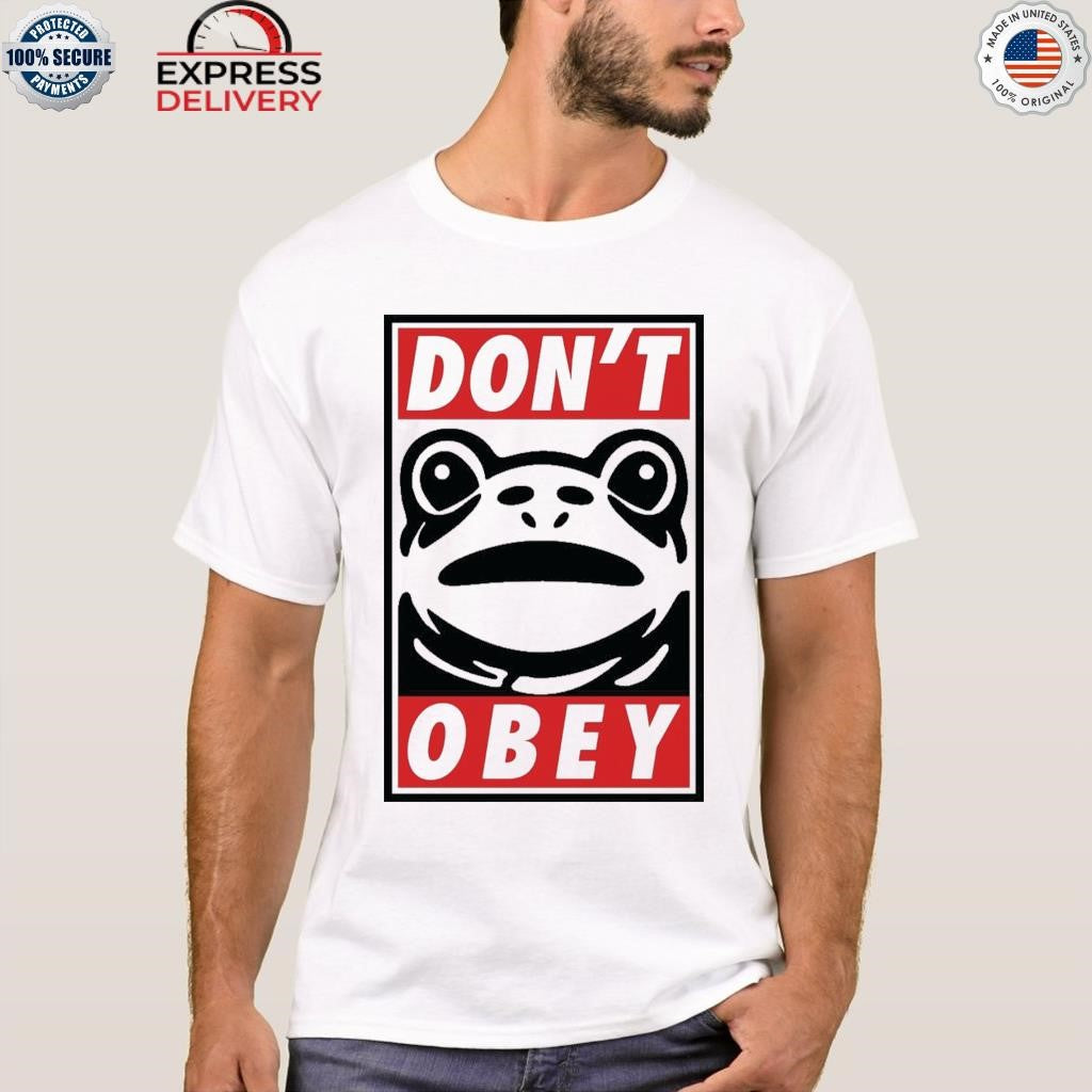Don’t Obey Portland Frog Shirt