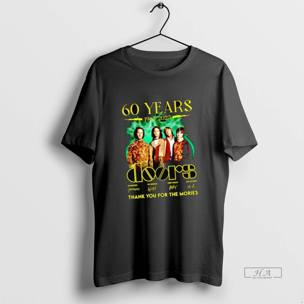 Official Doors 60 Years 1965 2025 Thank You For The Memories Actors Signature T-Shirts, Hoodie, Sweatshirt | InkRitualCo.com