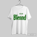 Official Drink Blendd Funny Snowman Green Text Winter Holiday T-Shirts, Hoodie, Sweatshirt | InkRitualCo.com
