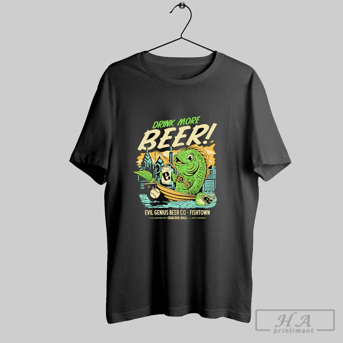 Official Drink More Beer Evil Genius Beer Co Poster T-Shirts, Hoodie, Sweatshirt | InkRitualCo.com