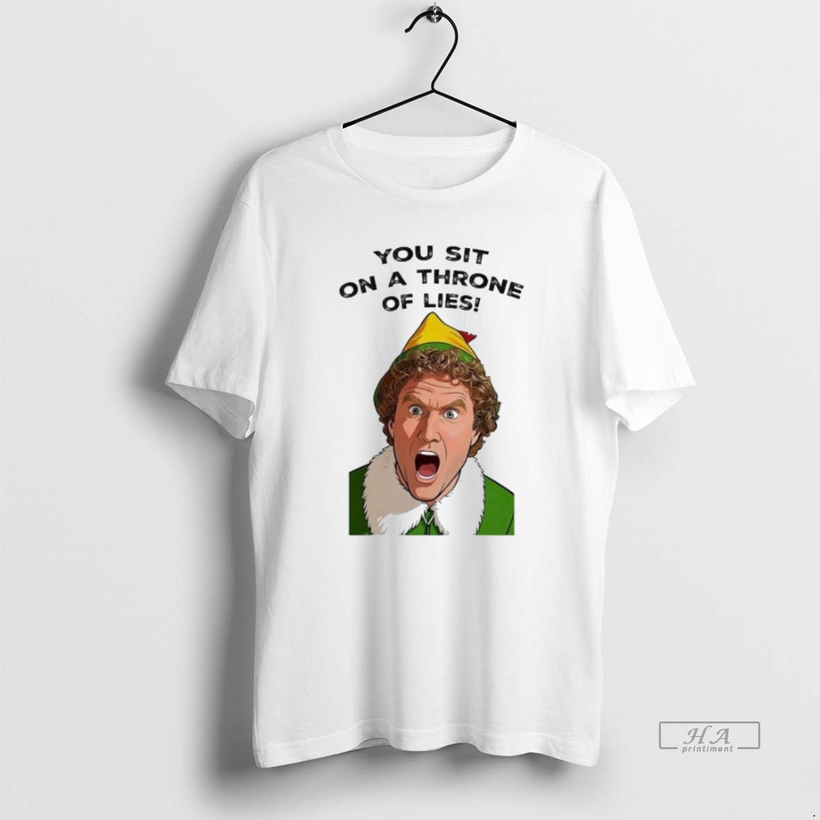 Official Elf You Sit On A Throne Of Lies Xmas Holiday Christmas T-Shirts, Hoodie, Sweatshirt | InkRitualCo.com
