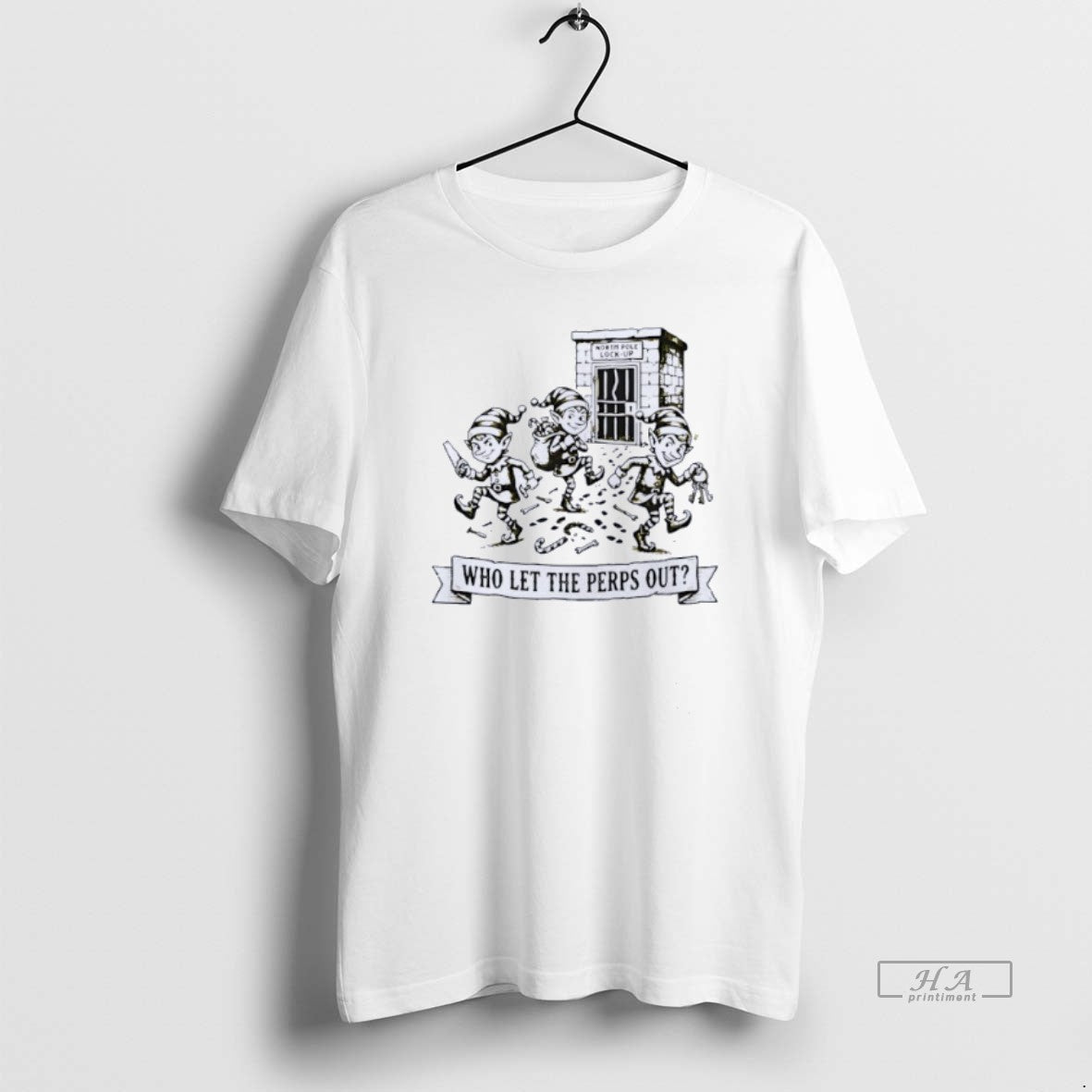 Official Elf Who Let The Perps Out Christmas T-Shirts, Hoodie, Sweatshirt | InkRitualCo.com