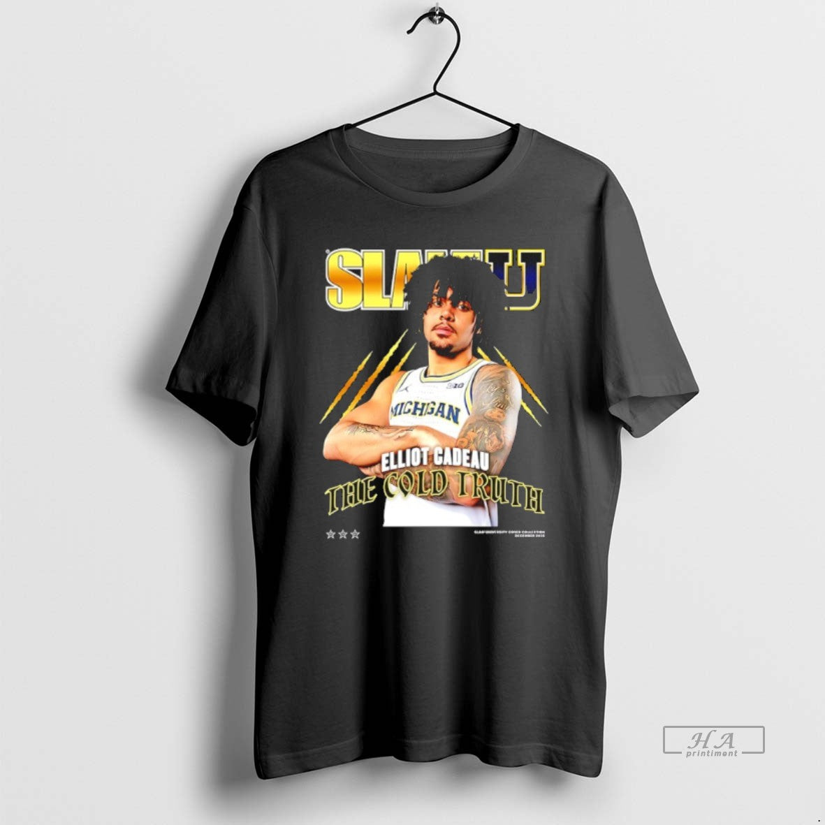 Official Elliot Cadeau The Cold Truth Michigan Wolverines Slamu T-Shirts, Hoodie, Sweatshirt | InkRitualCo.com
