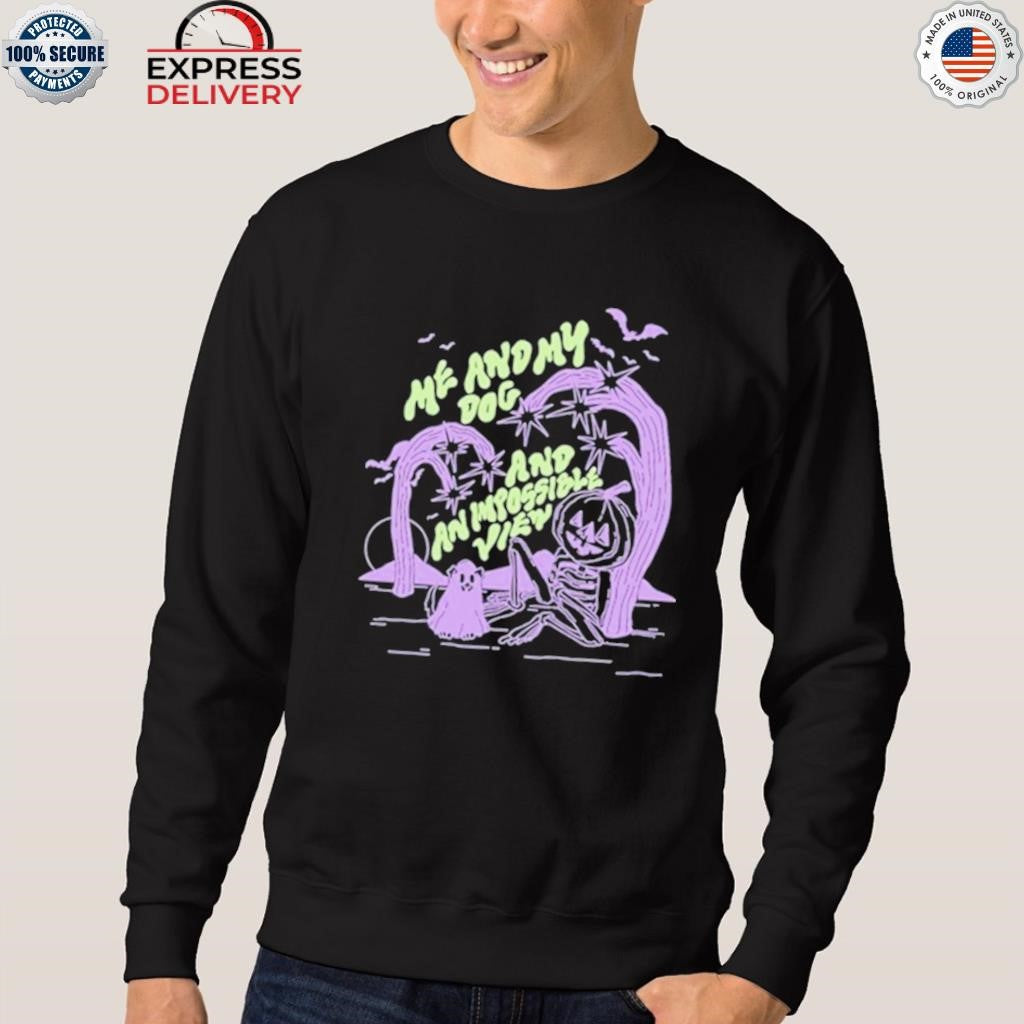 Emma Atterbury Me And My Dog And An Impossible View Halloween Shirt