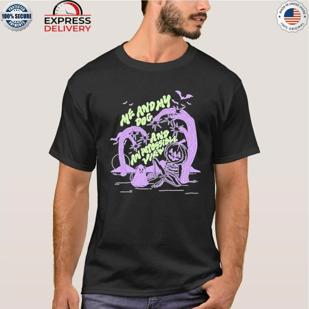Emma Atterbury Me And My Dog And An Impossible View Halloween Shirt