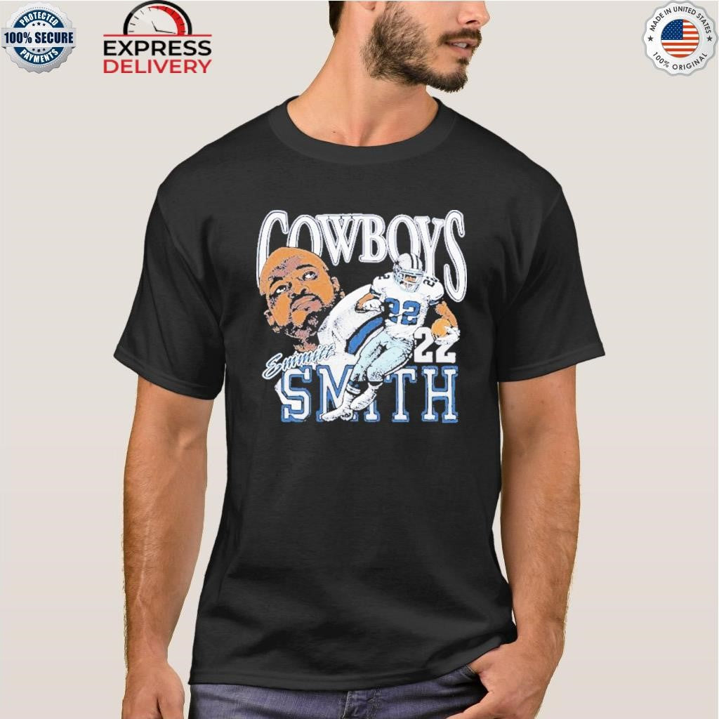 Emmitt Smith Dallas Cowboys Retired Player Classic Caricature Shirt