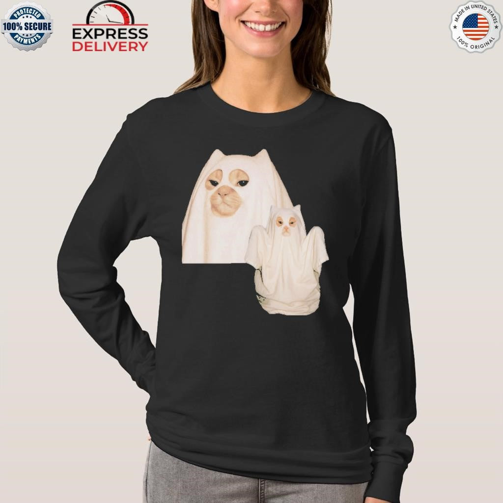 Emotionalclub Spooky Cat Shirt