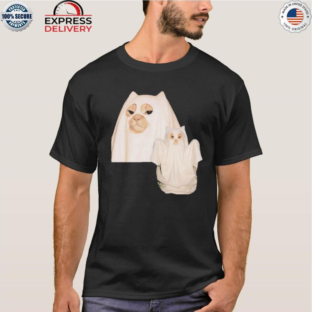 Emotionalclub Spooky Cat Shirt