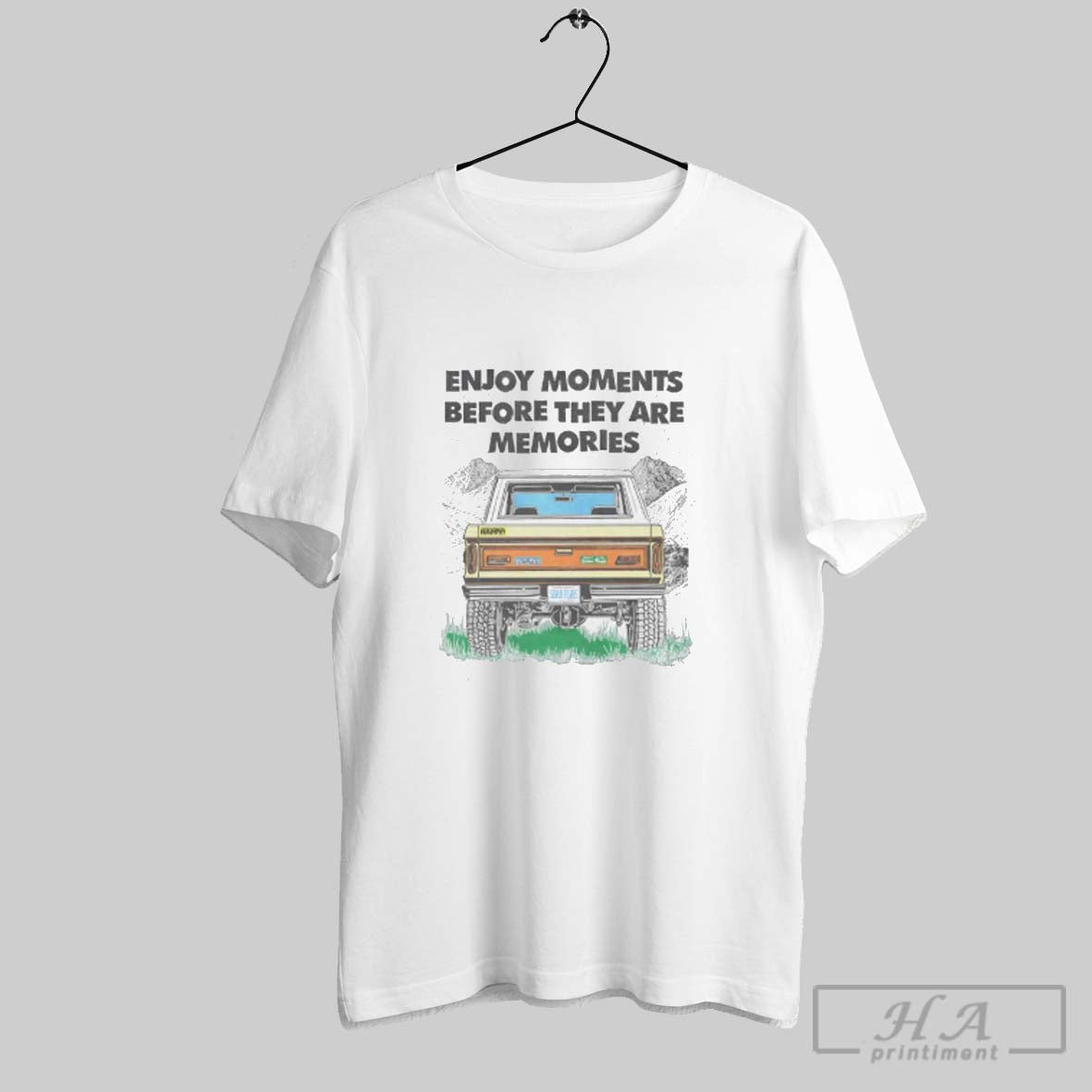 Official Enjoy Moments Before They Are Memories Classic Pickup Retro T-Shirts, Hoodie, Sweatshirt | InkRitualCo.com
