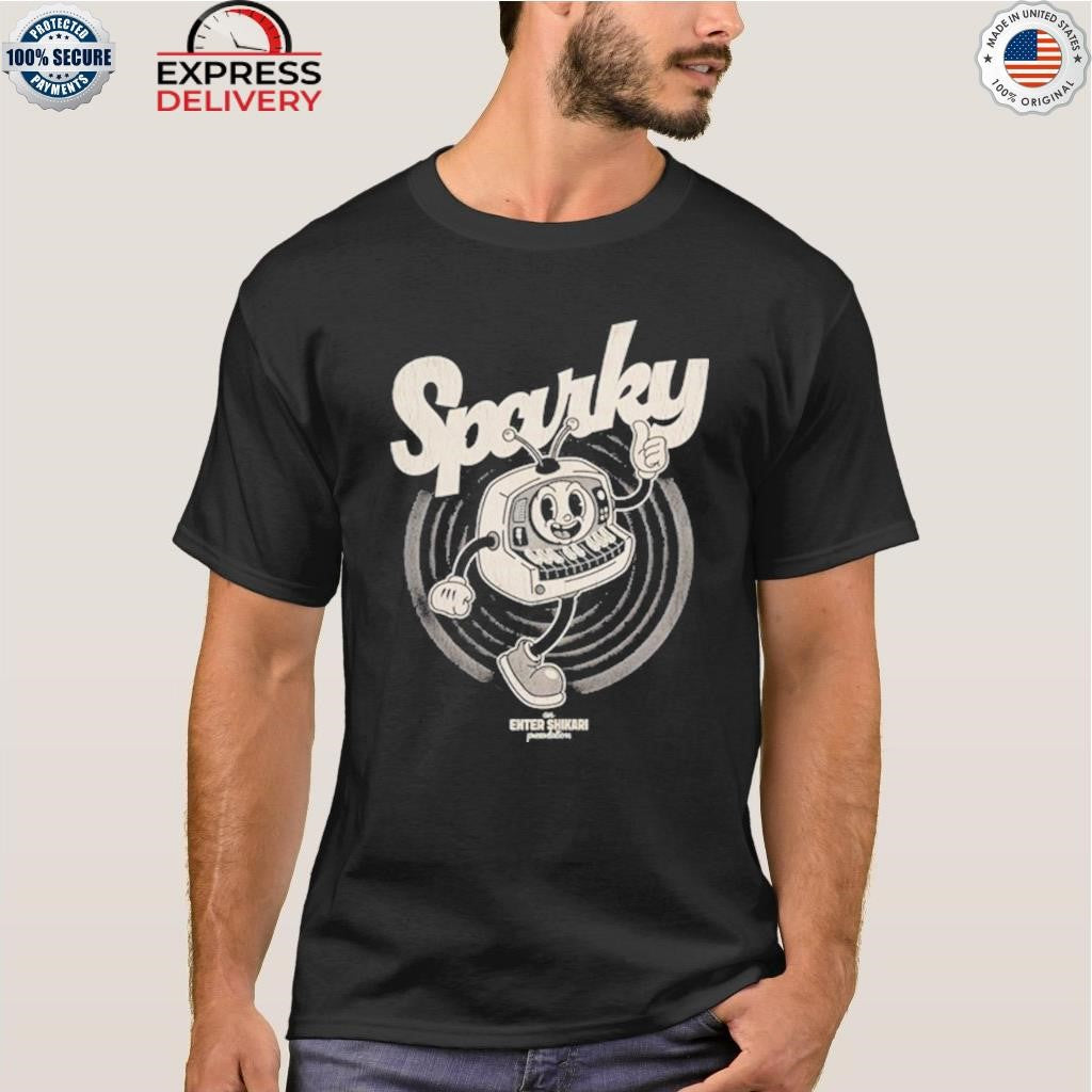Enter Shikari Rubber Hose Sparky Mono Shirt