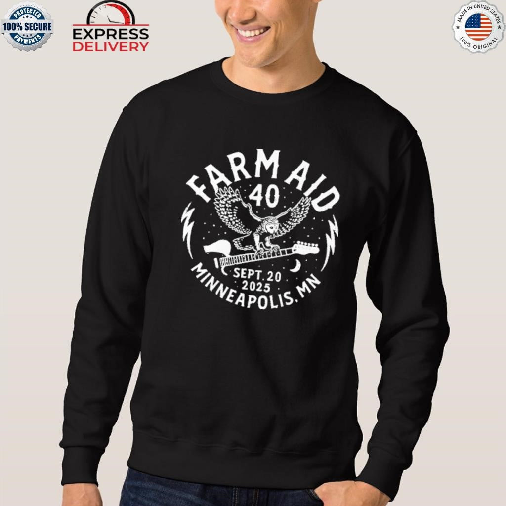 Farm Aid 40 Barn Owl Shirt