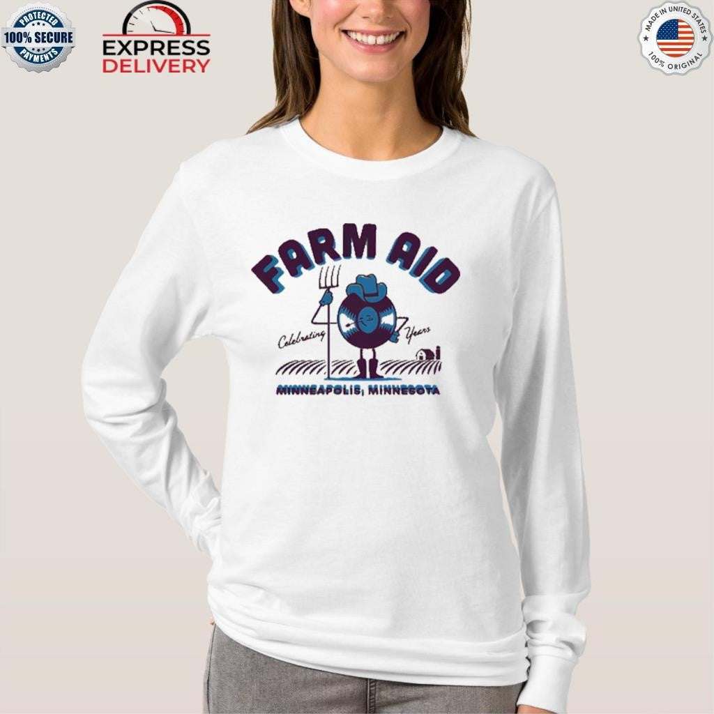 Farm Aid 40 Record Dude Shirt