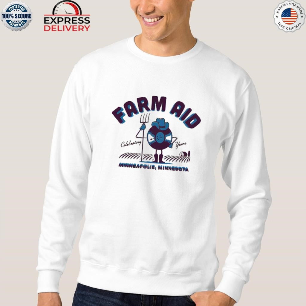 Farm Aid 40 Record Dude Shirt