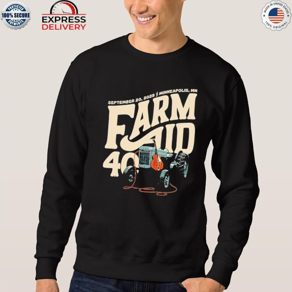 Farm Aid 40 Tractor AMP 9.20.2025 Minneapolis Shows Shirt