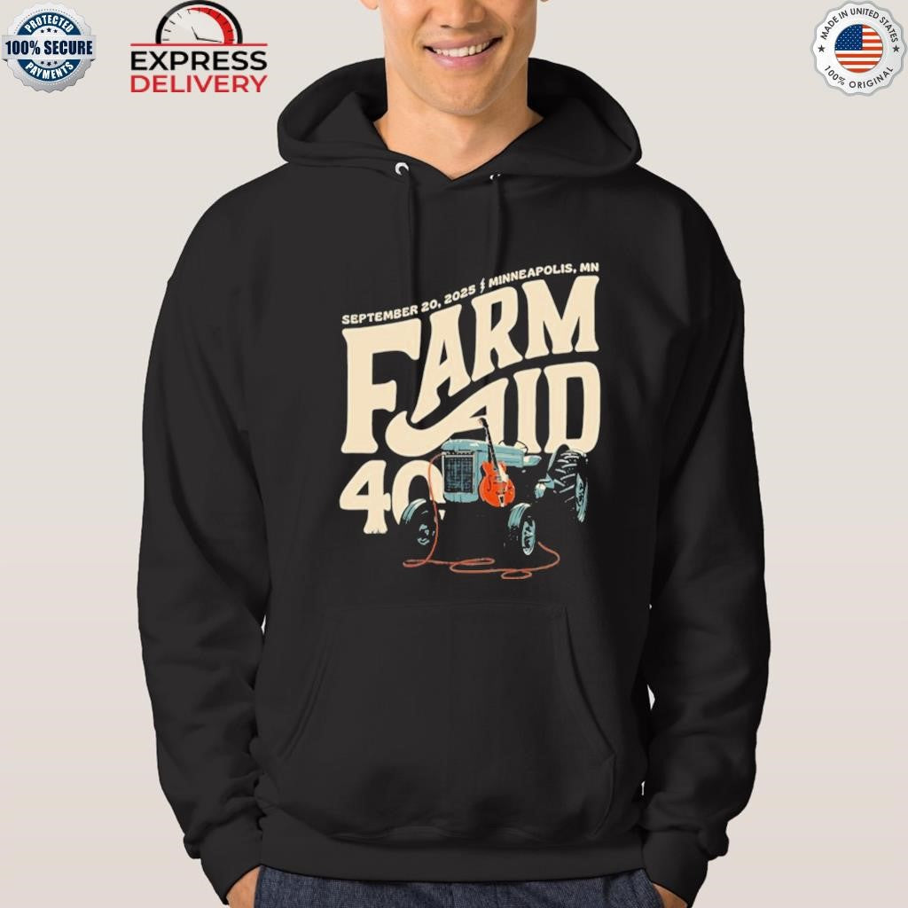 Farm Aid 40 Tractor AMP 9.20.2025 Minneapolis Shows Shirt