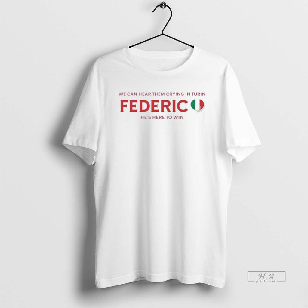 Official Federico Chiesa We Can Hear Them Crying In Turin T-Shirts, Hoodie, Sweatshirt | InkRitualCo.com