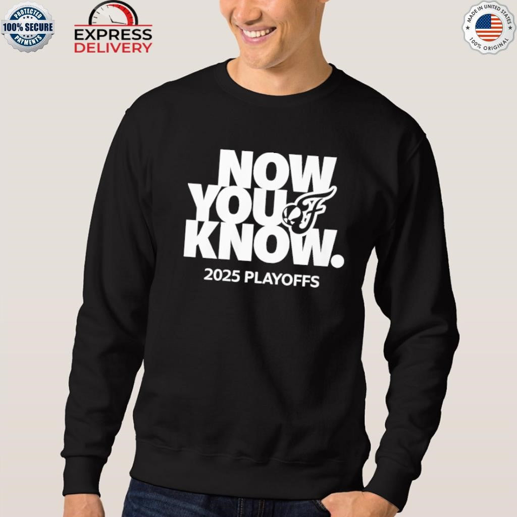 Fever Now You Know 2025 Playoffs Shirt