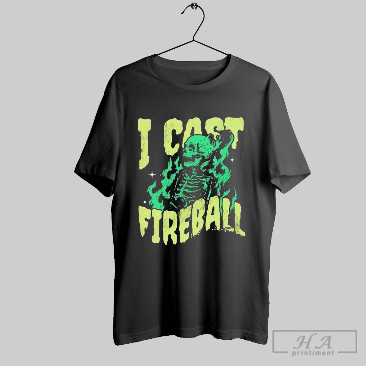 Official Fire Skeleton I Cast Fireball T-Shirts, Hoodie, Sweatshirt | InkRitualCo.com