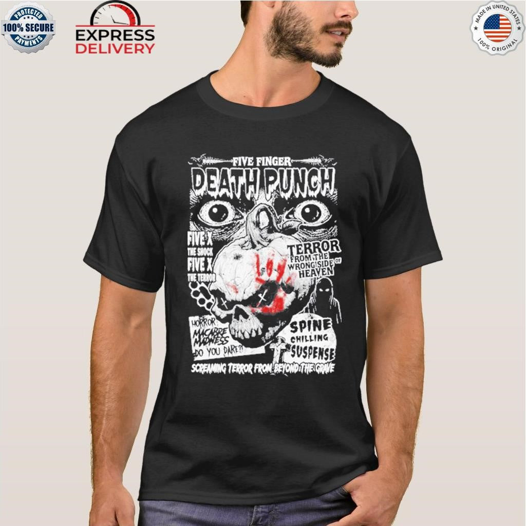 Five Finger Death Punch X The Terror Black Shirt