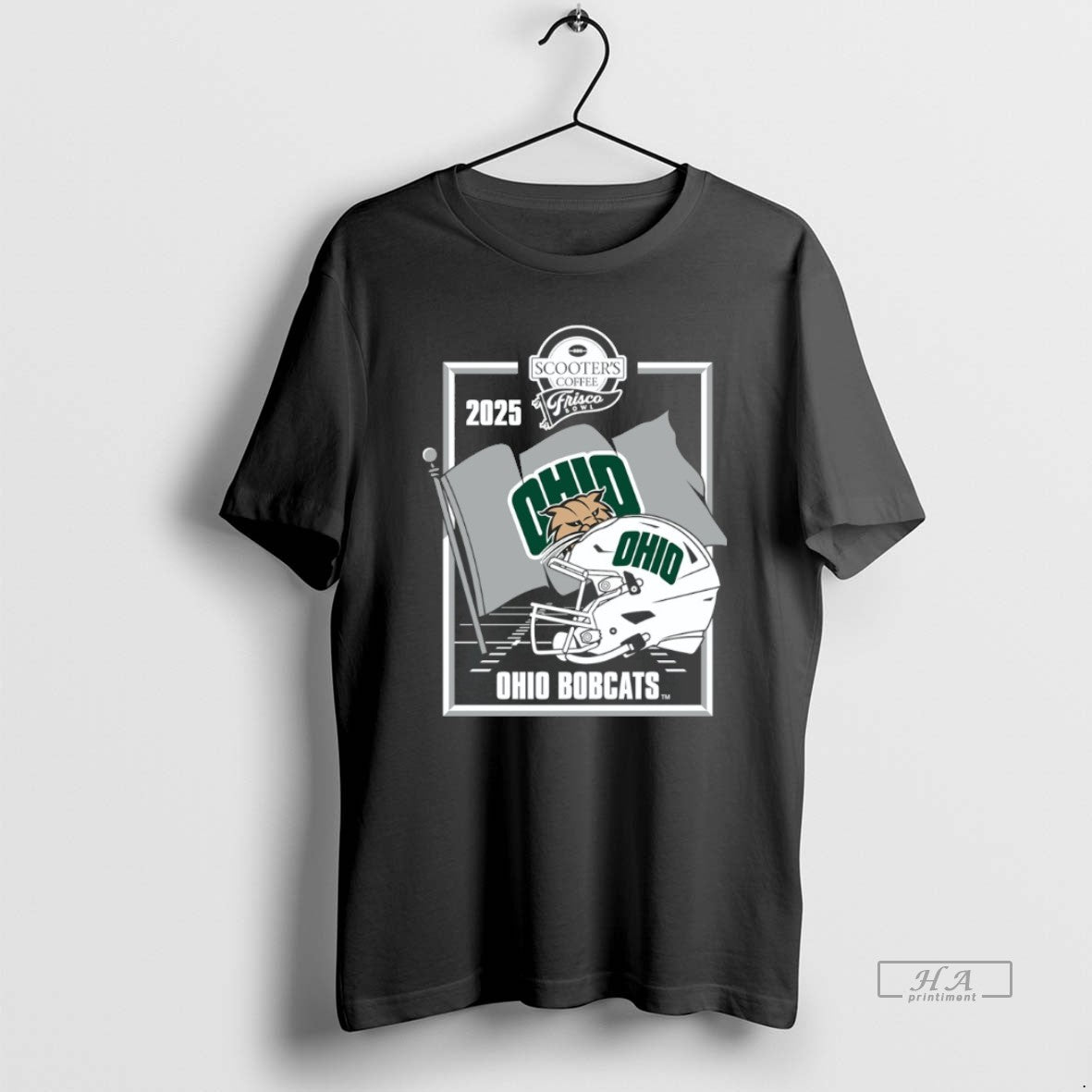 Official Fj21ixl7 Ohio Bobcats 2025 Scooters Coffee Frisco Bowl Helmet T-Shirts, Hoodie, Sweatshirt | InkRitualCo.com