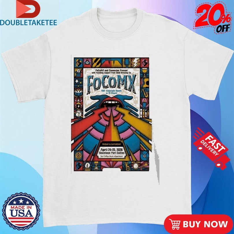 FocoMX Downtown Fort Collins, CO Apr 24-25 2026 T-Shirts