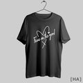 Official Focus On The Good Heart Shape Calligraphy T-Shirts, Hoodie, Sweatshirt | InkRitualCo.com